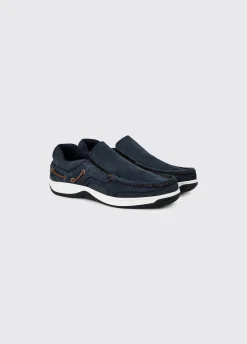 Yacht Men's Slip-On Deck Shoe - Midnight Blue