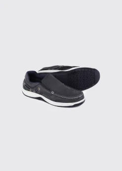 Yacht Men's Slip-On Deck Shoe - Navy