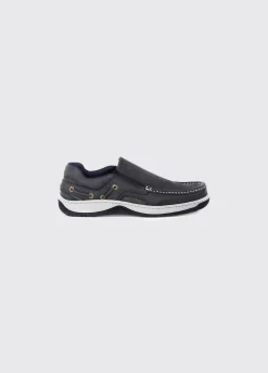 Yacht Men's Slip-On Deck Shoe - Navy