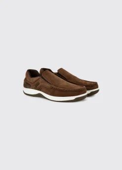 Yacht Men's Slip-On Deck Shoe - Walnut